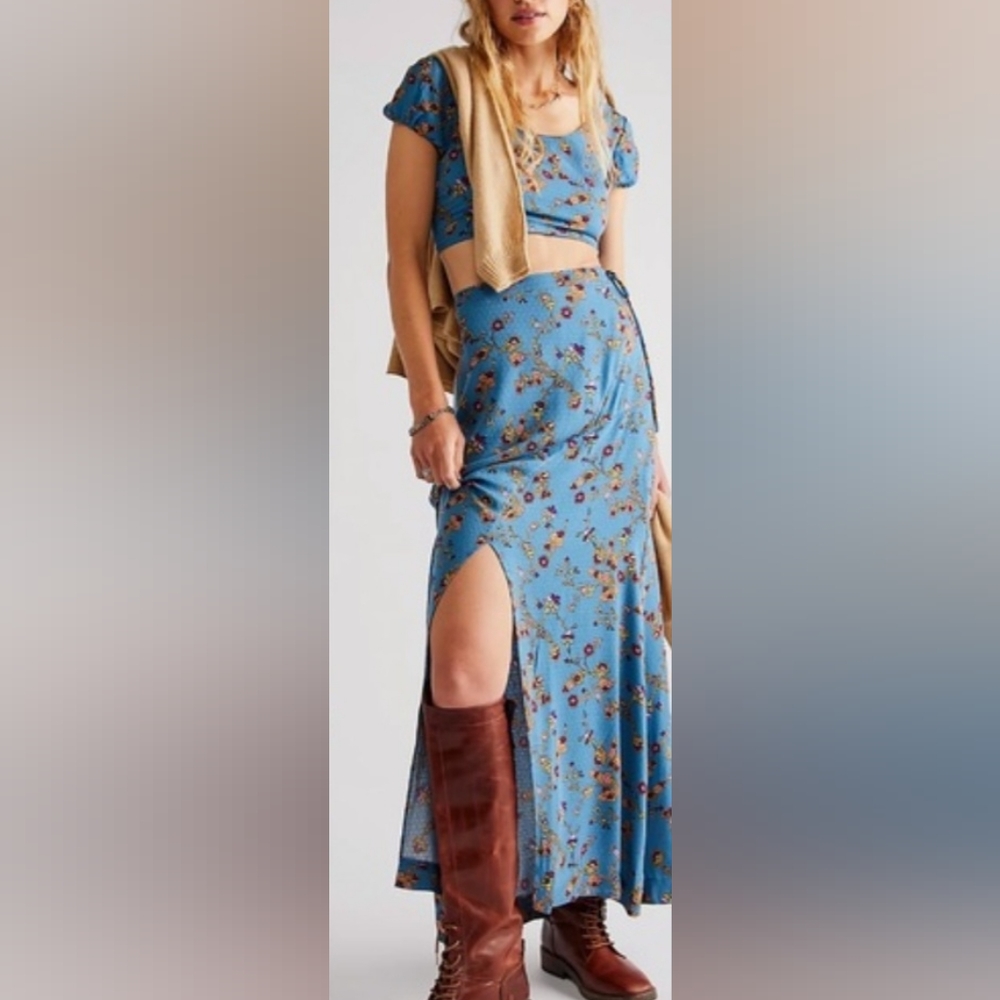 NWOT Free People Talia set in Aegean XSmall